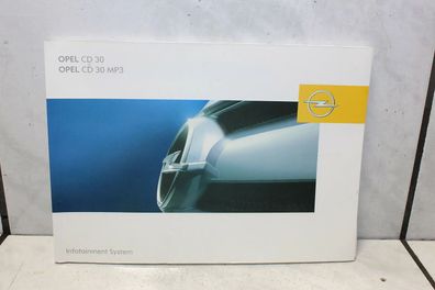 Opel CD30 MP3 Bedienungsanleitung Handbuch Infotainment 13261160 09952911 9ZE4