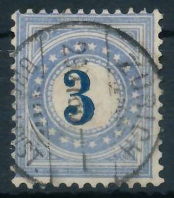 Schweiz Portomarken 1878 Nr 3I Kaa zentrisch gestempelt X6B61CE