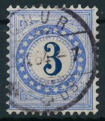 Schweiz Portomarken 1878 Nr 3IINa zentrisch gestempelt X6B61DA