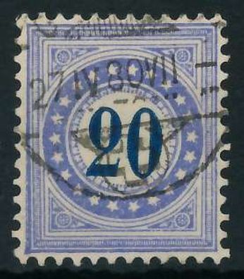Schweiz Portomarken 1878 Nr 6IIK gestempelt X6B6202