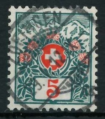 Schweiz Portomarken 1910-1924 Nr 31 zentrisch gestempelt X6B622A