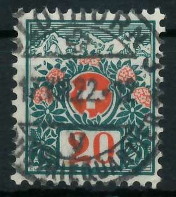 Schweiz Portomarken 1910-1924 Nr 34 zentrisch gestempelt X6B6232