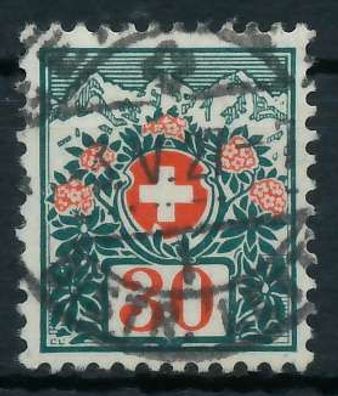 Schweiz Portomarken 1910-1924 Nr 36 zentrisch gestempelt X6B6242