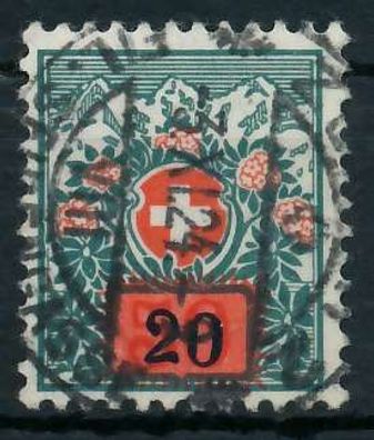 Schweiz Portomarken 1910-1924 Nr 41 zentrisch gestempelt X6B6256