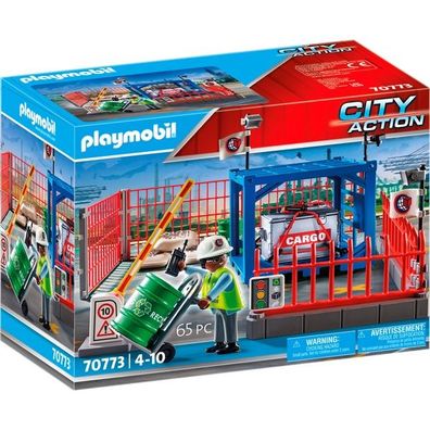 Playm. Frachtlager 70773 - Playmobil 70773 - (Spielwaren / Playmobil / LEGO)