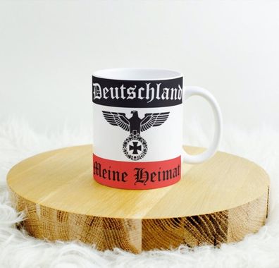 Kaffeetasse Deutschland Kaffeebecher Heimat Deutsches Reich Treue Reichsadler