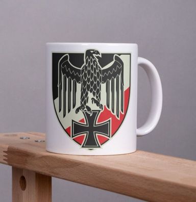 Kaffeetasse Deutschland Becher Vaterland Reichsadler Deutsches Reich Wehrmacht