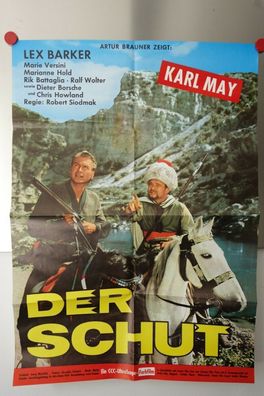 Original Filmposter, Werbeplakat, Filmplakat Der Schut Karl May D1.25