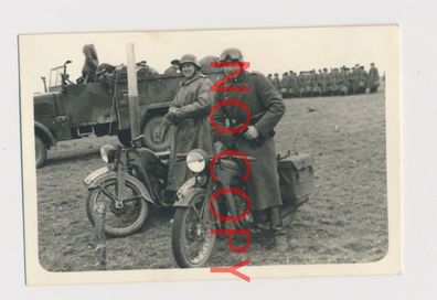 Foto WK II Motorrad bike Wehrmacht motorcycle #46