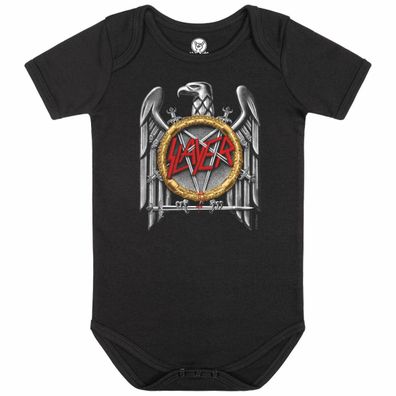 Slayer (Silver Eagle) Baby Body 100% Bio Baumwolle Neu-New 100% offizielles Merch