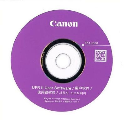 CANON UFR II User Software Datenträger Treiber CD-ROM FK4-6108