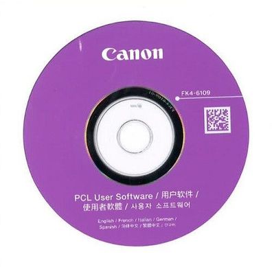CANON PCL User Software Datenträger Treiber CD-ROM FK4-6109