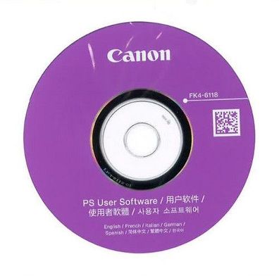 CANON PS User Software Datenträger Treiber CD-ROM FK4-6118