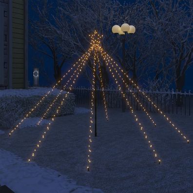 vidaXL LED-Lichterkette Weihnachtsbaum Indoor Outdoor 400 LEDs 2,5 m