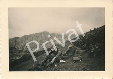 Foto WK II Soldaten Wehrmacht Alpen Berchtesgadener Land F1.33