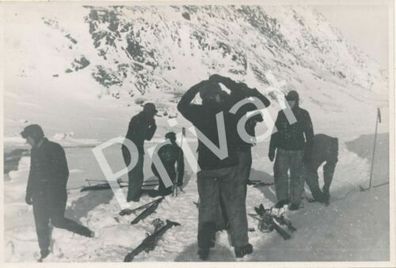 Foto WKII Wehrmacht Besatzung S46 Erkundung Ski Winter Kirkenes Norway F1.1