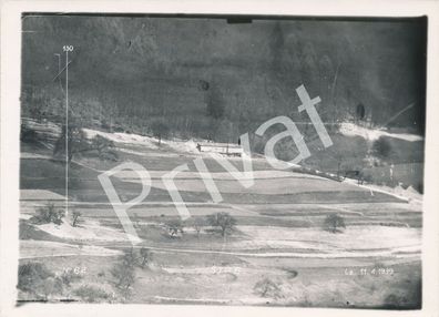 Foto XL WKII Luftaufnahme Bunker etc. Grenzgebiet Deutschland France F1.50
