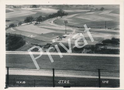 Foto XL WKII Luftaufnahme Unterstand etc. Grenzgebiet Deutschland France F1.50