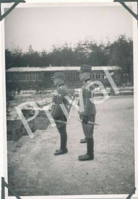 Foto WK II Arbeiter Soldat Uniform Wehrmacht Offizier Vereidigung 42/43 F1.52