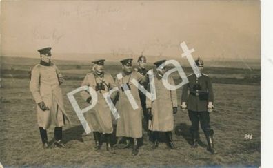 Foto PK WK I Treffen hohe Militärs Offiziere 12.3.1903 F1.50