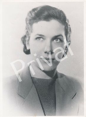 Foto XL 22.4.1954 Yanina Adamovna Kholkhovla Gattin des MCD Offziers F1.57