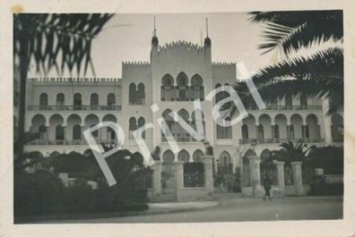 Foto WK II Wehrmacht Afrikacorps Grand Hotel Tripolis ?????? Libyen F1.74