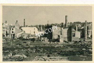Foto WK II Gebirgs-Pionier-Battailon 82 Vormarsch Zerstörung Ruinen Norway F1.84