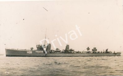 Foto WK II H. M. S. Sardonyx Royal Navy Britisher Zerstörer S-Klasse L1.77