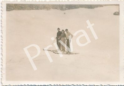 Foto WK II Italien 1944 Wehrmacht Artillerie Regiment Balsen Ski Urlaub L1.51