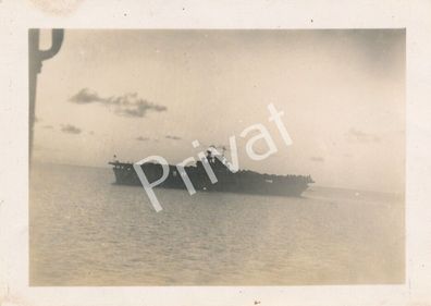 Foto WK II USS WASP Flugzeugträger Mittelmeer Nord Afrika 1941 L1.76