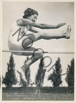 Foto Olympiade 1936 Elfriede Kaun Hochsprung Frauen L1.74