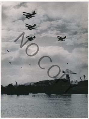 Foto WK I Seenotflugzeuge Hafen von Boulogne-sur-Mer France L1.74