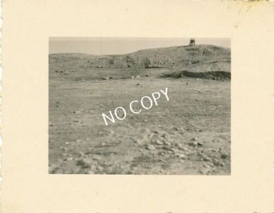 Foto WK II Afrika Korps Wüste Stellung E1.46