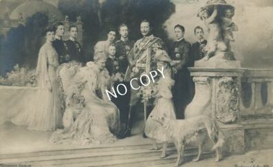 Foto PK Kaiser Wilhelm II. Auguste Viktoria v Schleswig-Holstein & Kinder E1.64