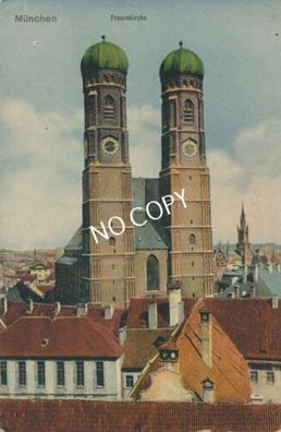 Foto PK Stadtansicht München - Dom Frauenkirche 1915 E1.65