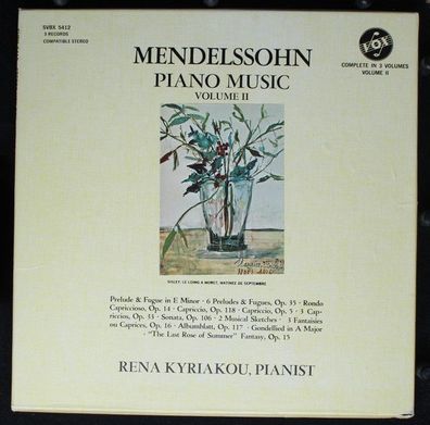 VOX (6) SVBX 5412 - Rena Kyriakou - Mendelssohn Piano Music (Volume II)