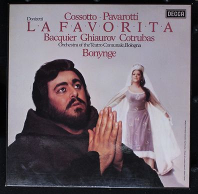 DECCA D96D 3 - Gaetano Donizetti, Fiorenza Cossotto, Luciano Pavarotti, Gabriel