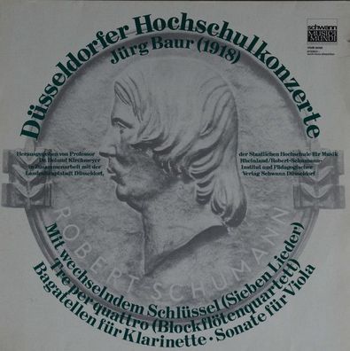 Schwann Musica Mundi VMS 2043 - Düsseldorfer Hochschulkonzerte / Mit Wechselnde