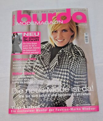 Burda Modemagazin 9/2004 mit Schnittmuster Business Kleidung Gr. 36-44