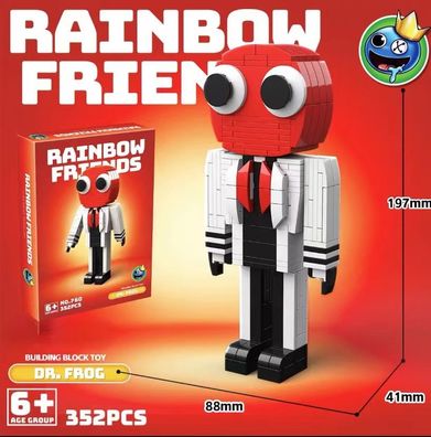 Rainbow Friends Bausteine Figuren Blue Red Green Orange Sammeln Model Spiel Periphere