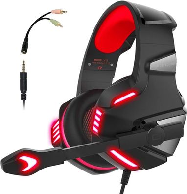 Gaming-Headset für Xbox One, PS4, PC, Over-Ear-Gaming