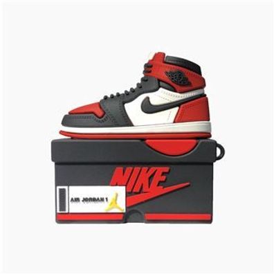 Silikonhülle für AirPods Pro - Nike Logo - Schwarz Rot