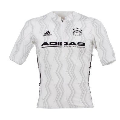 Adidas Cycling The Jersey Q3 M Jersey Rad Trikot T-Shirt Herren weiß HA0421