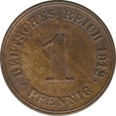 Deutsches Reich 1 Pfennig 1912 G*