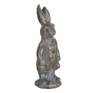 Clayre & Eef Figur Kaninchen 11 cm Braun Polyresin (Gr. 4x4x11 cm)