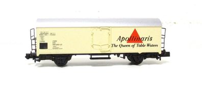 Arnold N 4577 gedeckter Güterwagen Kühlwagen Apollinaris DB OVP (6685G)