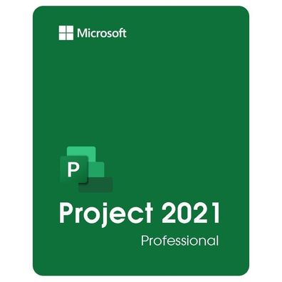 MS Project 2021 Professional 1 PC Vollversion kein ABO Blitzversand per E-Mail