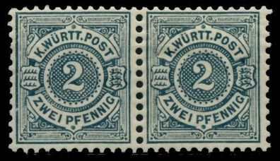 Württemberg Ausgabe VON 1875 1900 Nr 60 postfrisch WAAG X7112A6