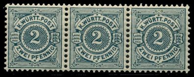 Württemberg Ausgabe VON 1875 1900 Nr 60 postfrisch 3ER X711282