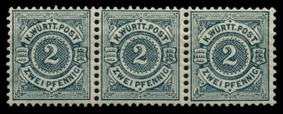 Württemberg Ausgabe VON 1875 1900 Nr 60 postfrisch 3ER X7112AA